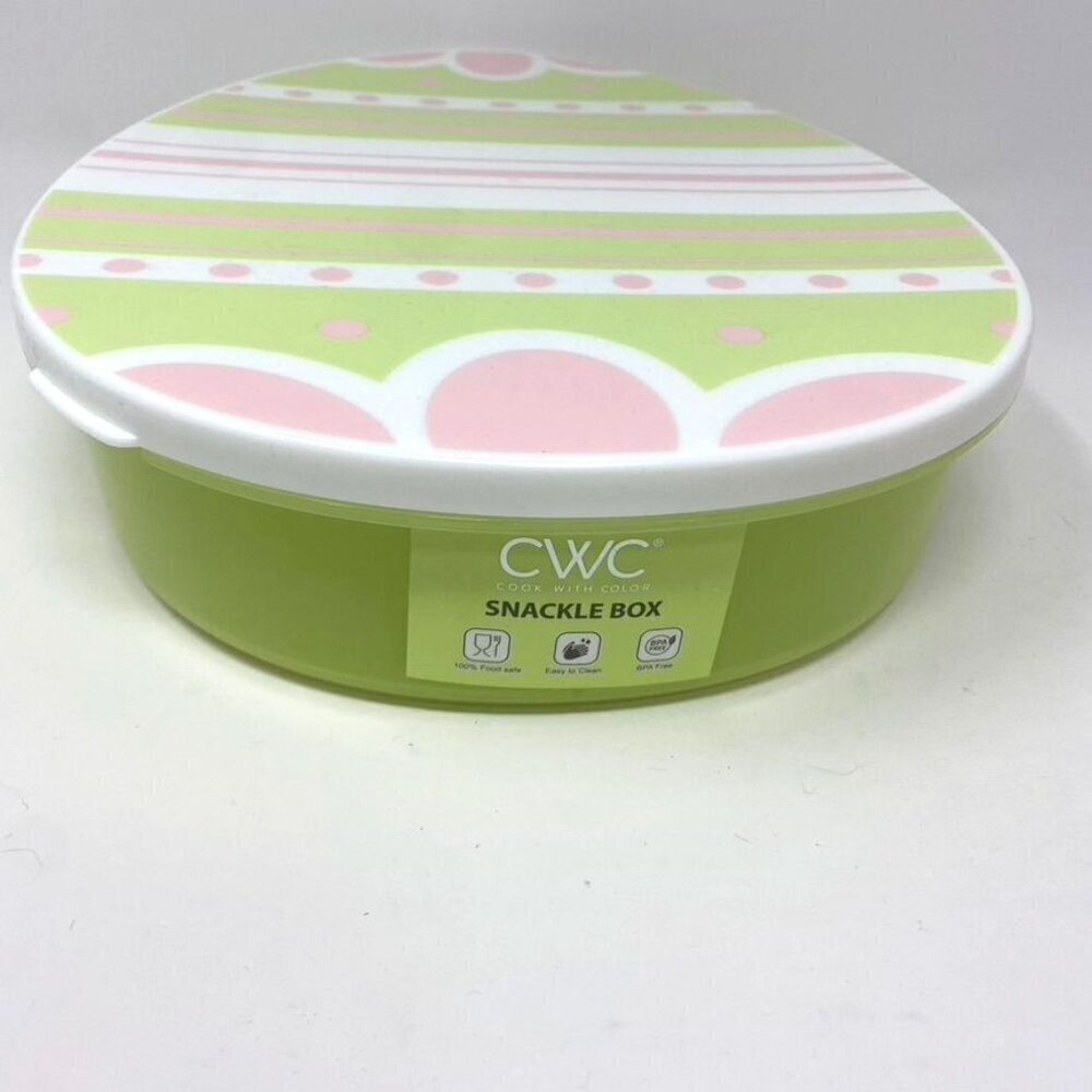 Cook With Color Easter Egg Snack Box Food Storage Container Green - Picture 4 of 11